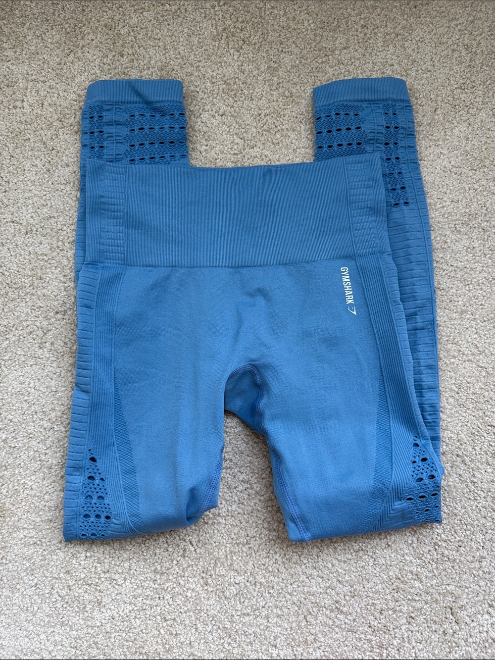 Gymshark Blue Seamless women’s Leggings